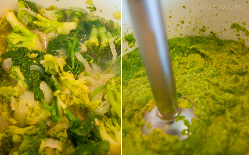 Крем-суп или суп-пюре из брокколи и шпината. Пошаговый рецепт с фото. Кулинарный блог Вики Лепинг
