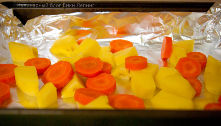 запеченные овощи в духовке с сыром