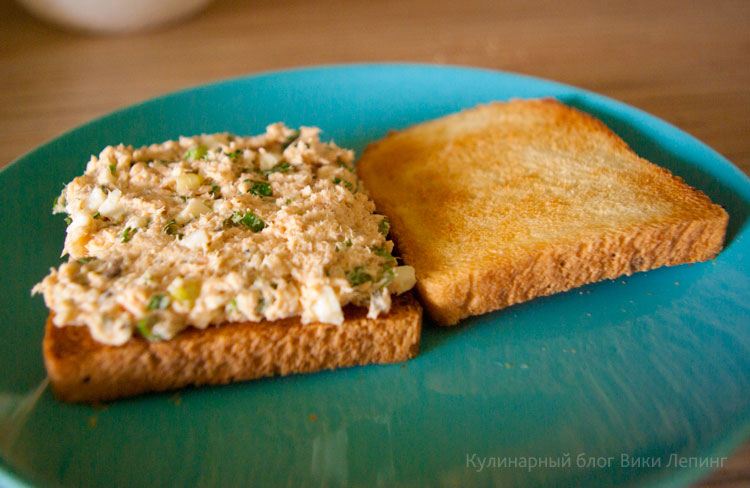 Клаб сэндвич с тунцом и яйцом. Пошаговый рецепт с фото. Кулинарный блог Вики Лепинг