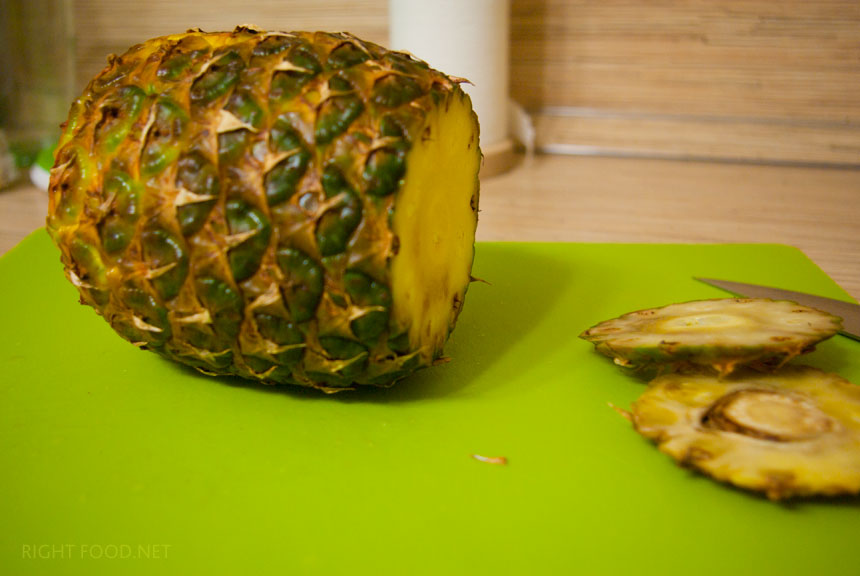 Как почистить ананас или как порезать ананас? Пошаговое руководство с фото. Кулинарный блог Вики Лепинг