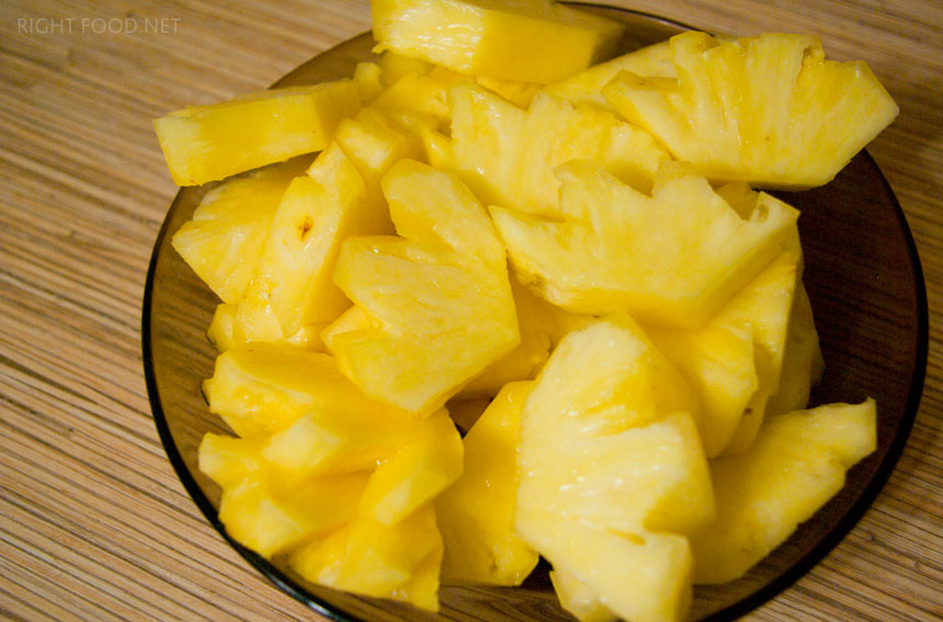 Как почистить ананас или как порезать ананас? Пошаговое руководство с фото. Кулинарный блог Вики Лепинг