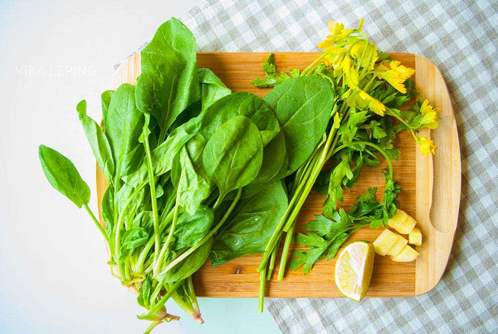 Зеленый смузи со шпинатом | Пошаговый рецепт с фото и видео