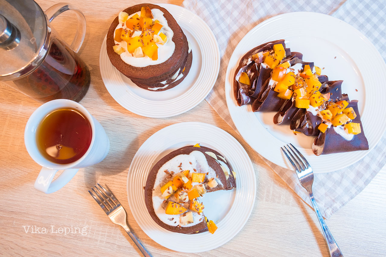 Шоколадные Блины и американские Панкейки | Рецепт с фото и видео
