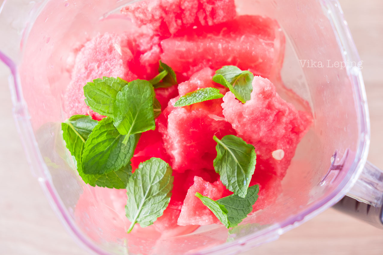 Сорбет или фруктовое мороженое из арбуза | Рецепт с фото и видео