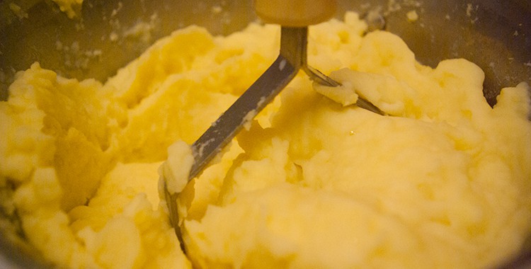 Картофельное пюре с сыром Пармезан