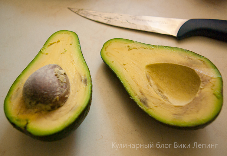 Как выглядит спелый авокадо в разрезе фото и испорченный
