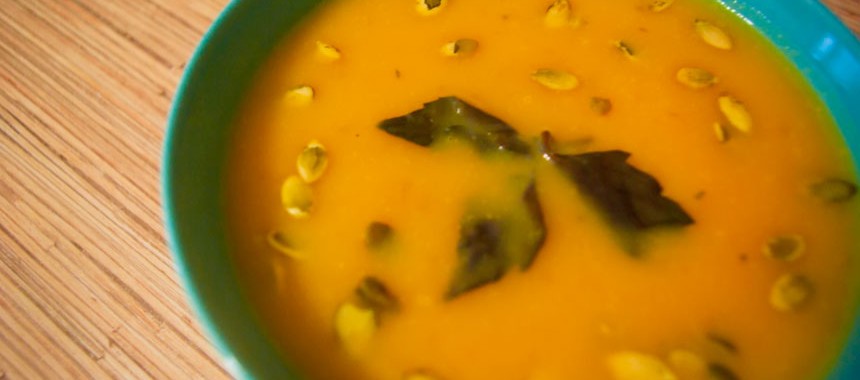 Суп-пюре из тыквы со сливками или тыквенный крем-суп