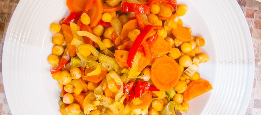 Как приготовить нут в духовке с овощами? Рецепт европейской кухни